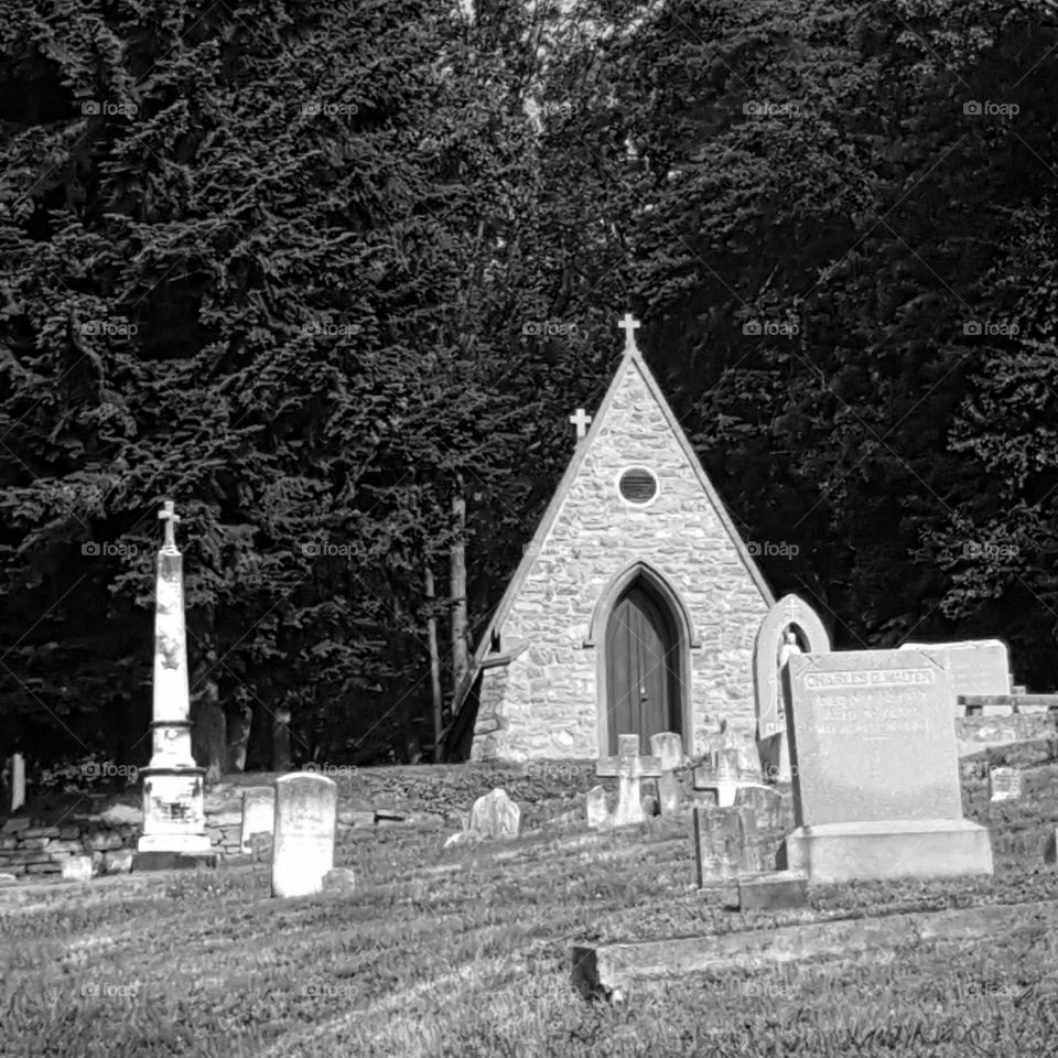 cemetery on the hill