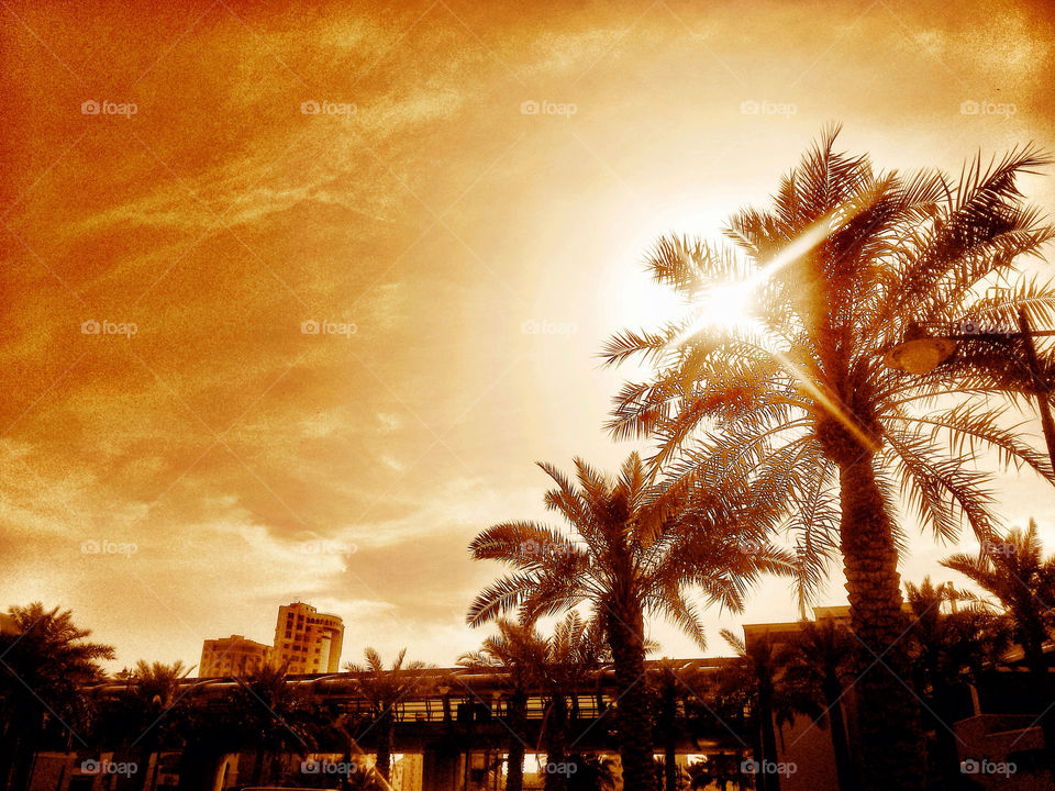 sky nature clouds sun by Atierene