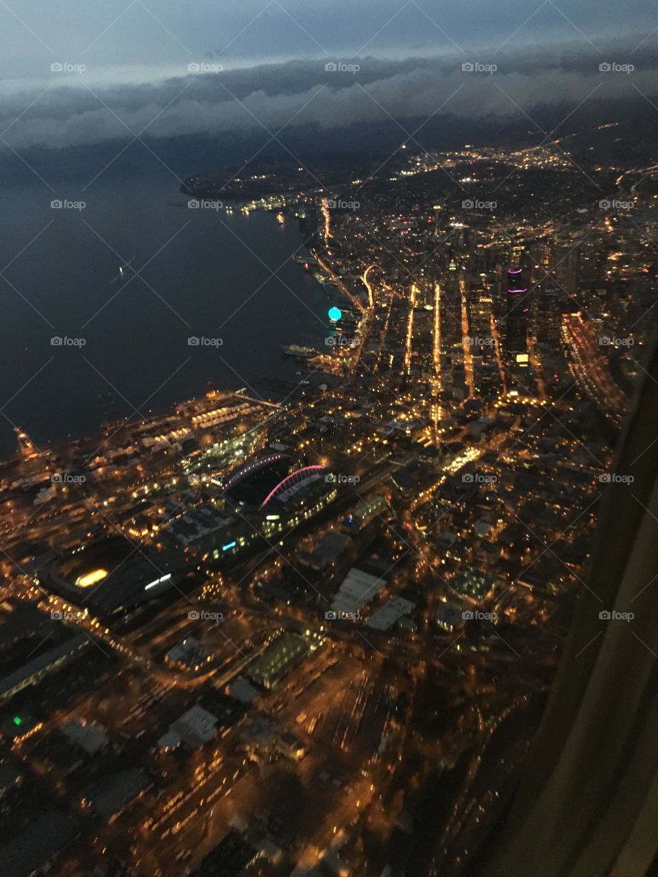 Seattle, Washington from above 