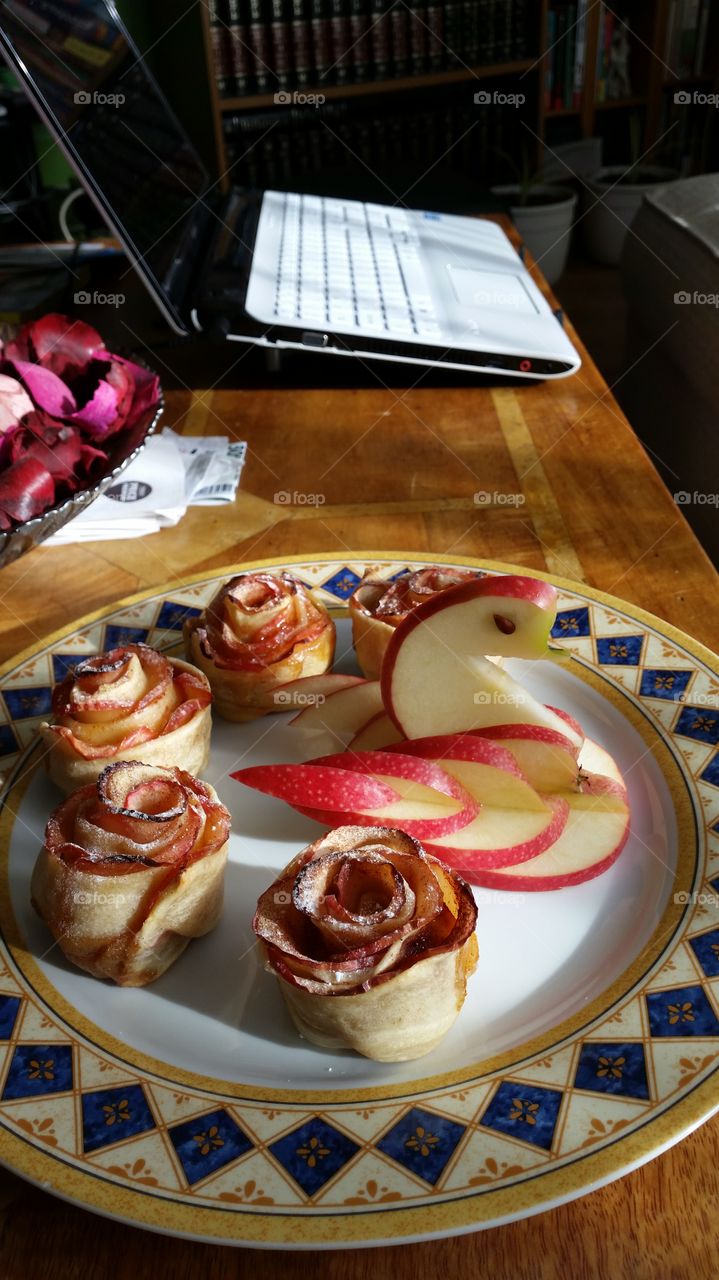 Apple pie. home made cake