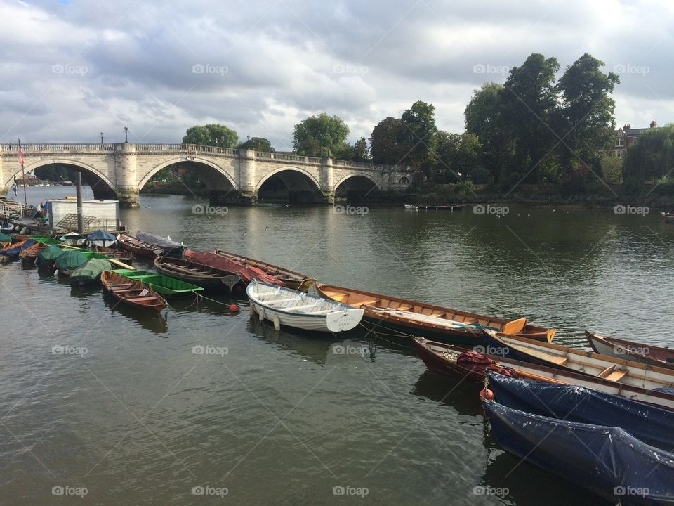 River Thames at Richmond Upon Thames, London, UK