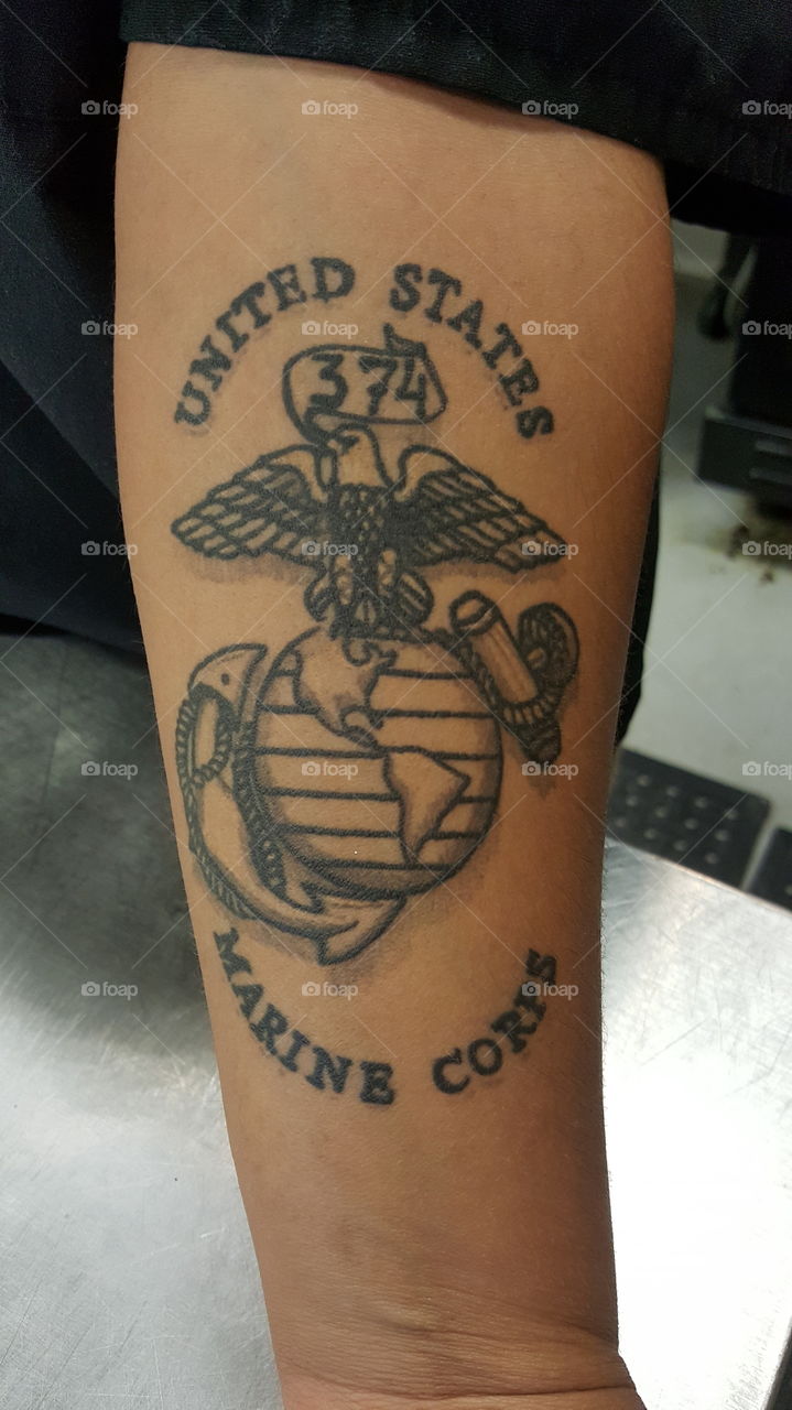 Marine Corps tattoo