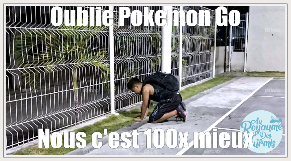 If you see someone like that he is not looking for à Pokemon