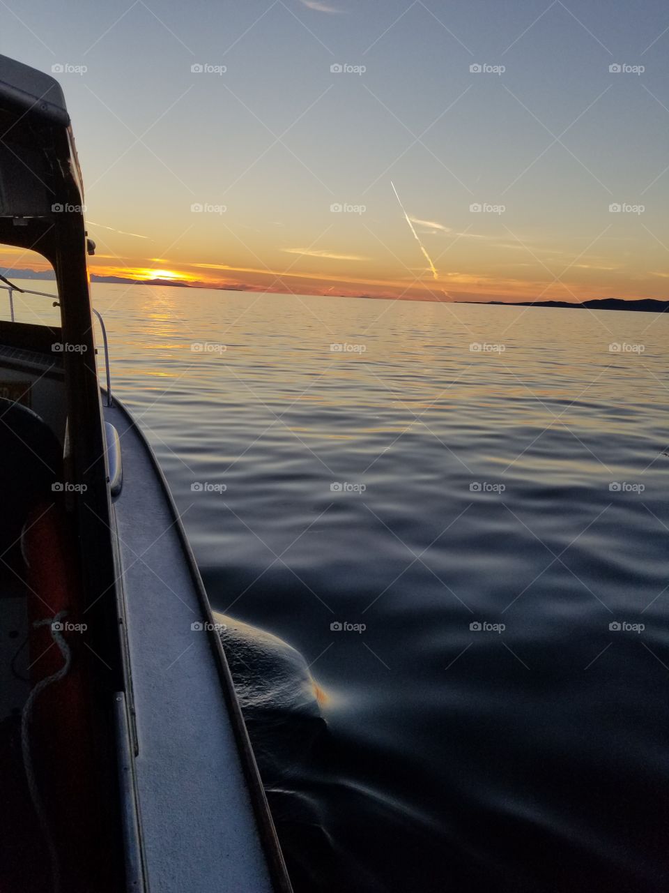 boating sunset 2
