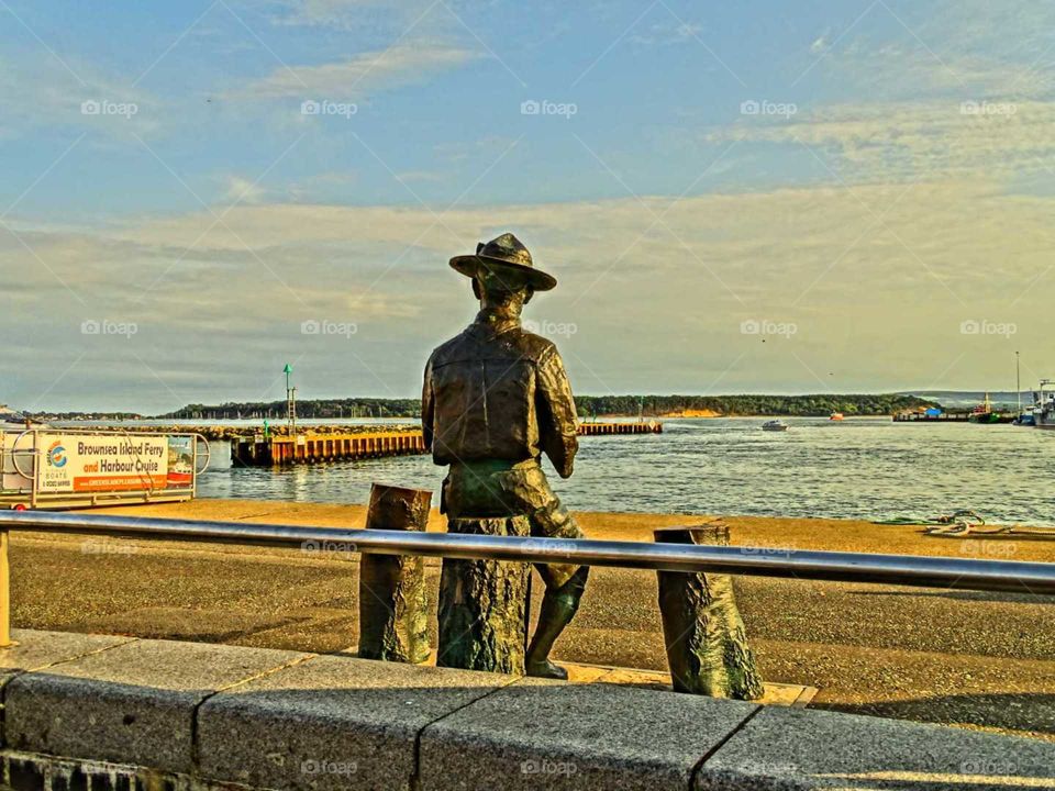 keeping watch over Poole harbor