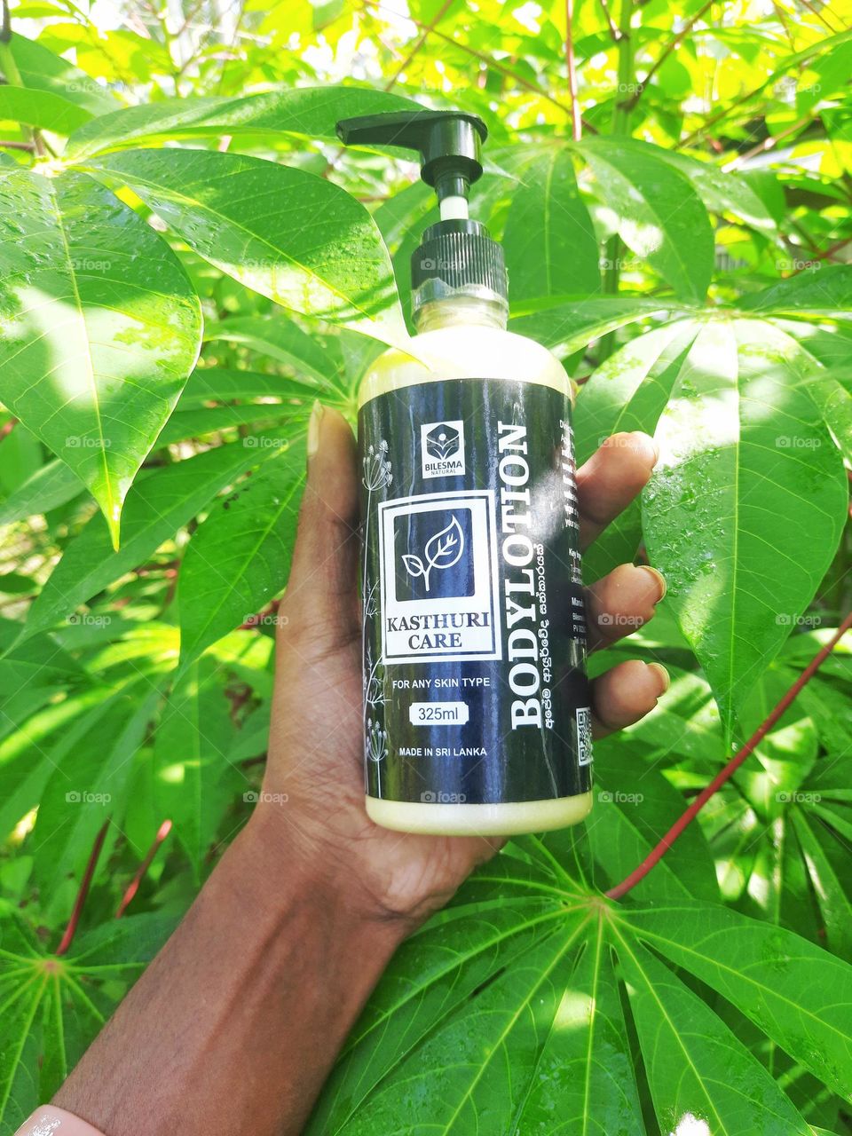 Bilesma natural kasthuri care body lotion.