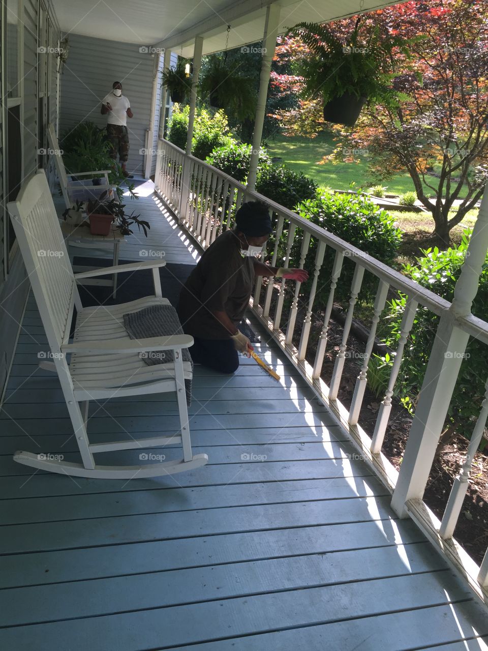 Porch work