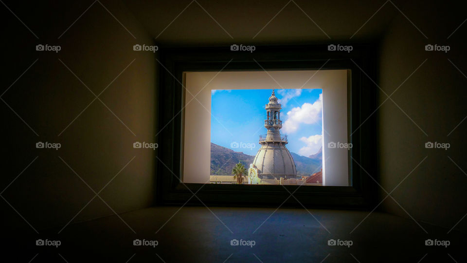 A view into Cartagena, Murcia, Spain