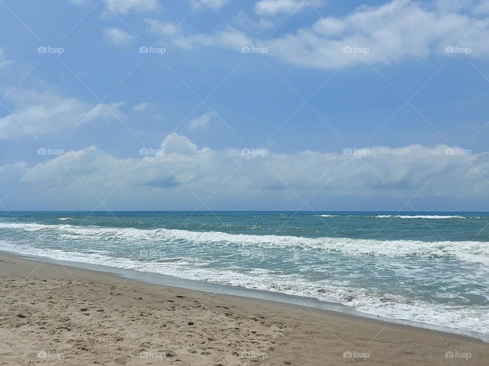 beach and sea