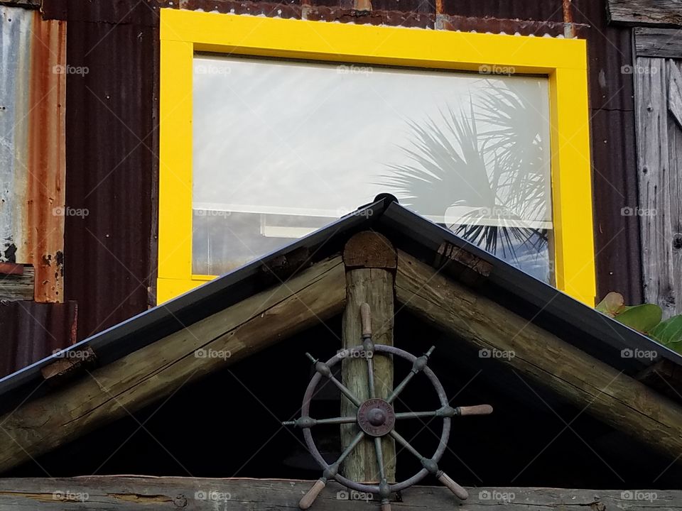 Yellow Framed Window