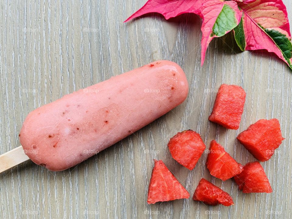 watermelon ice cream