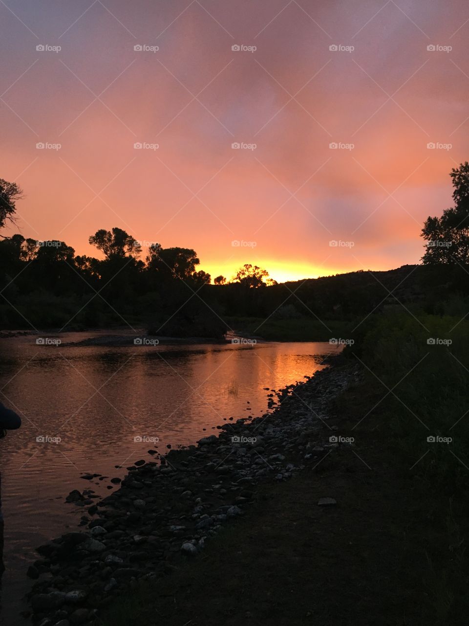 A beautiful end to a beautiful day