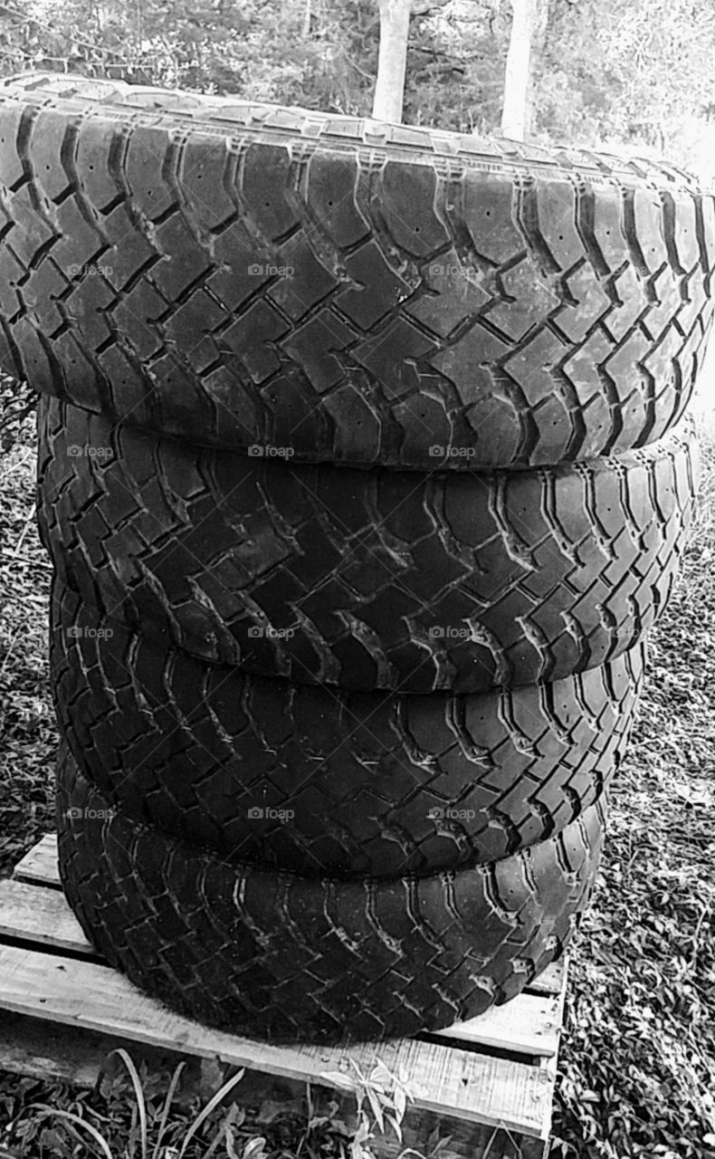 old tires