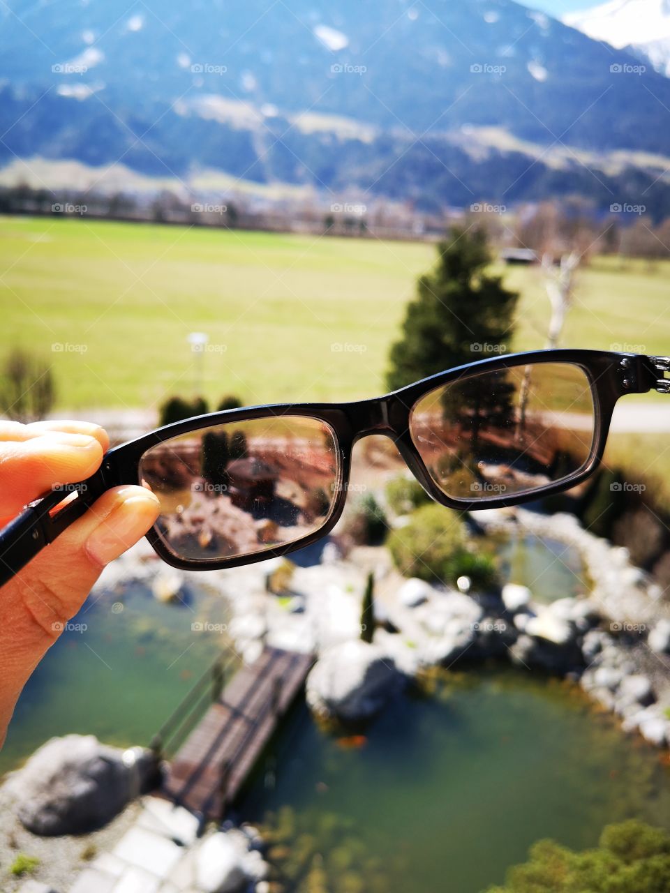 See the world through the glasses.