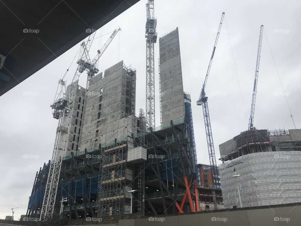 Construction in London 