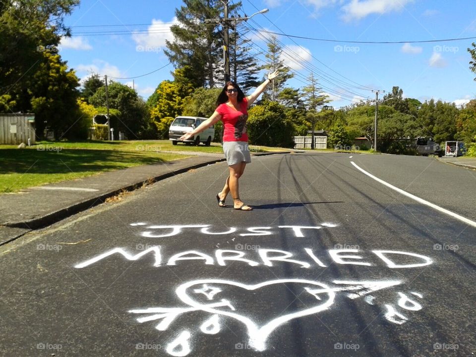 just married