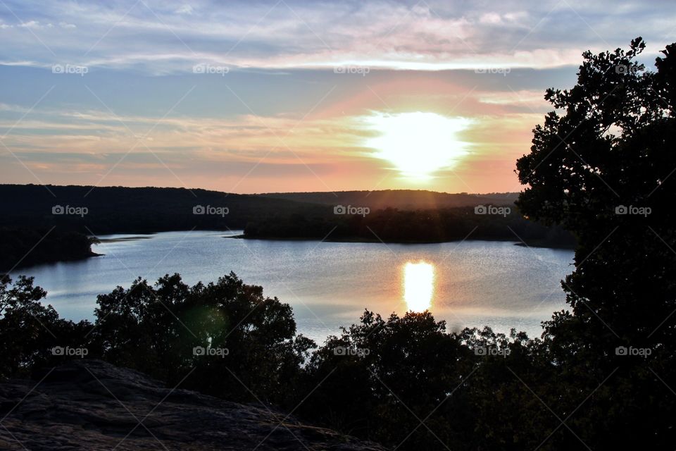 Okmulgee Lake Sunset