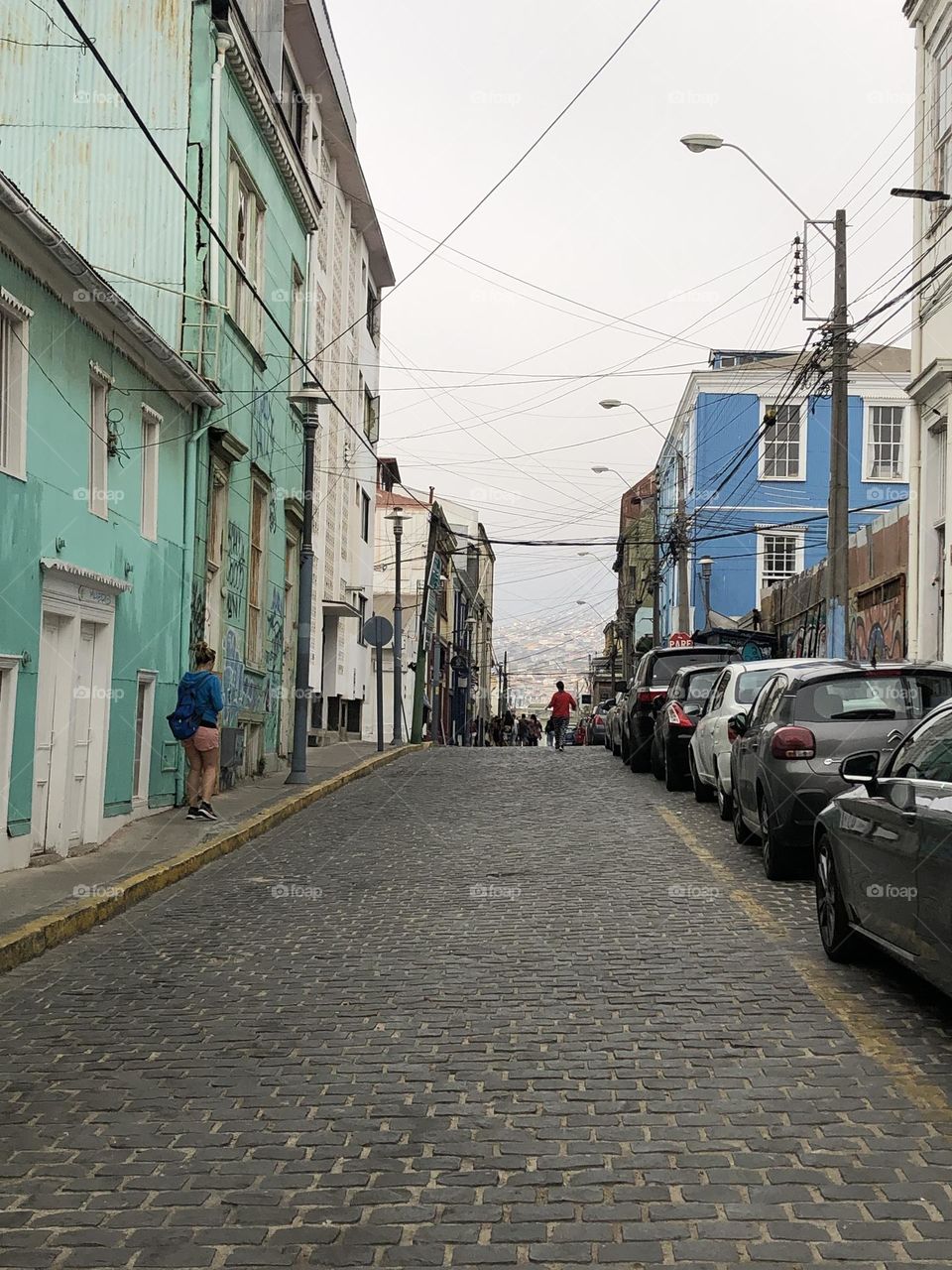 Valparaíso Chile Pintoresco calles City