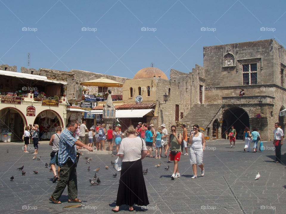 Marketplace in Rhodes