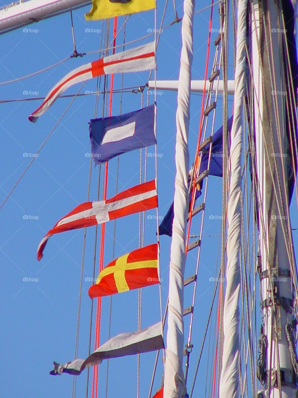 flags yacht mast marine by kshapley