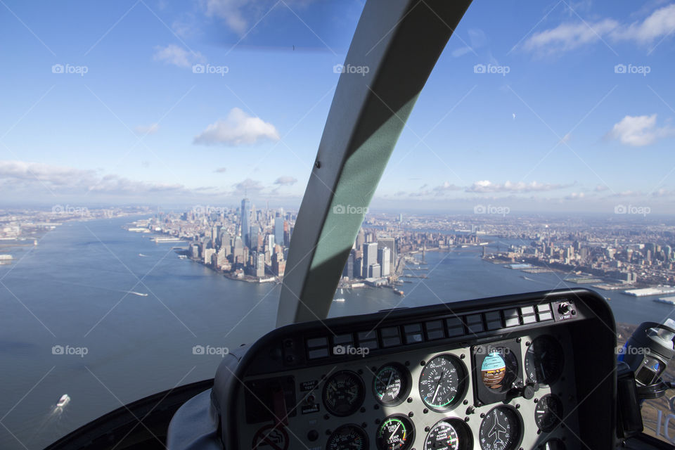 NYC - New York,  helicopter ride - helikoptertur 