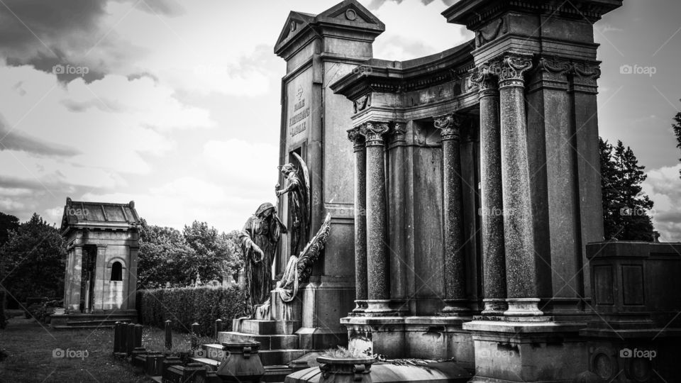 Old graveyard in Antwerp