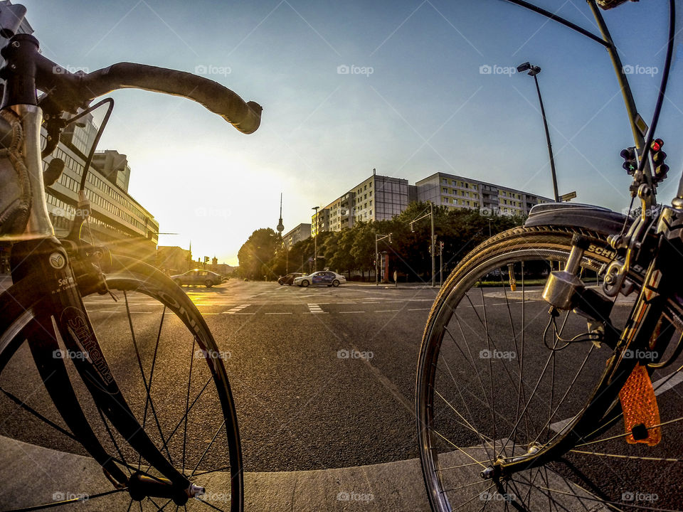Commuting by bike in Berlin