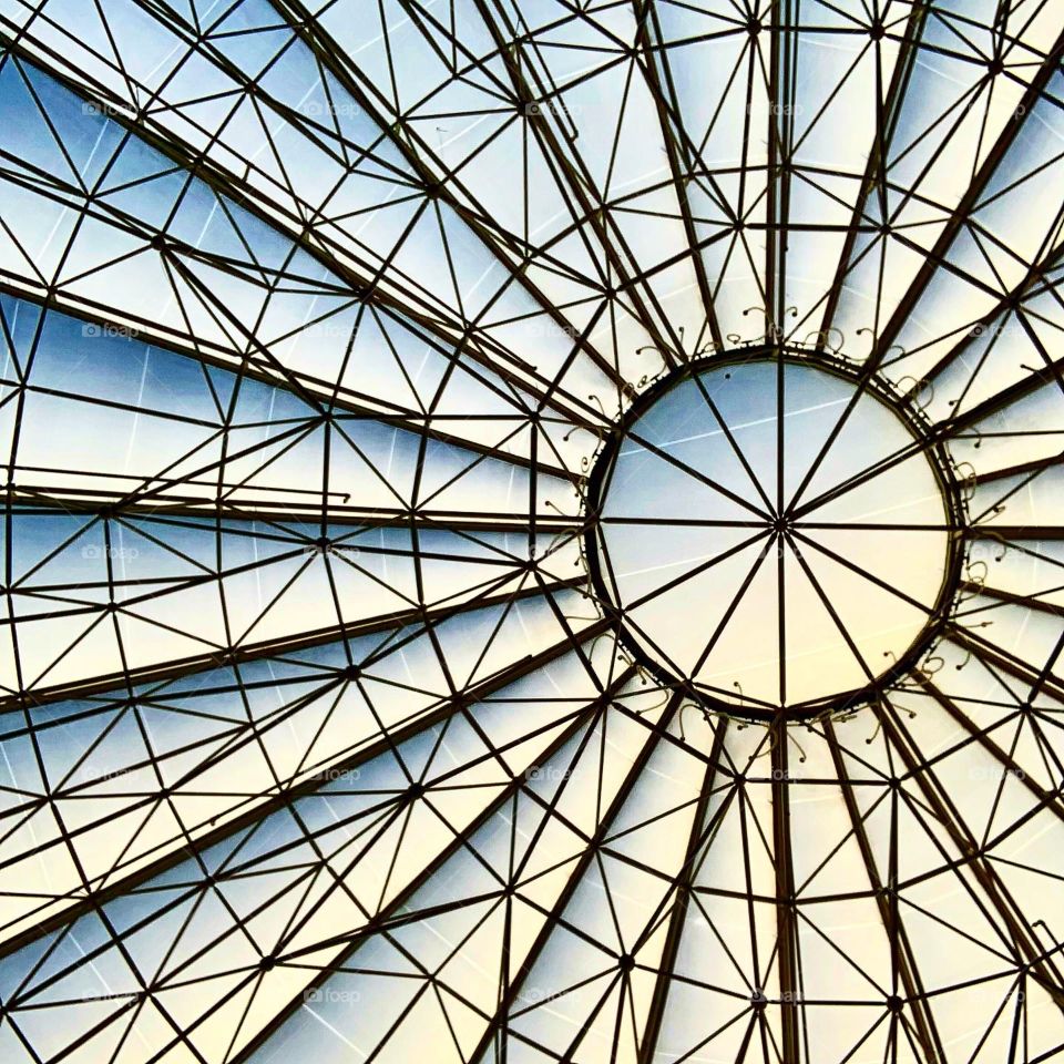 Nice sky architecture photography with sun light and clouds