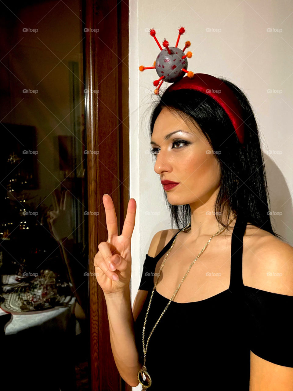 Pandemic life and celebration for the new 2021 at home 