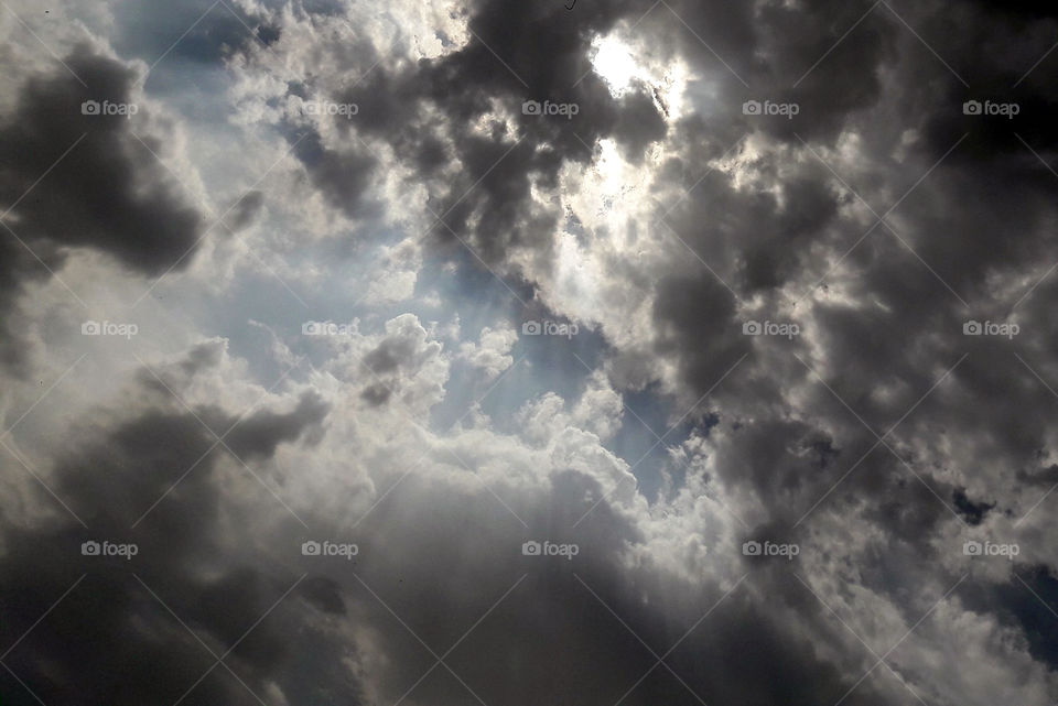 Low angle view of cloudy sky