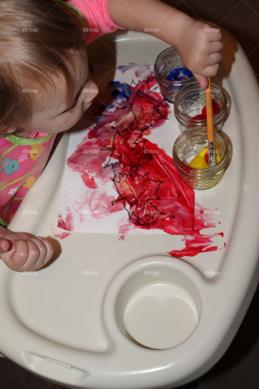 painting with primarys