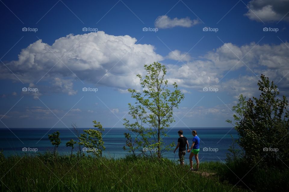 Couple Strolling