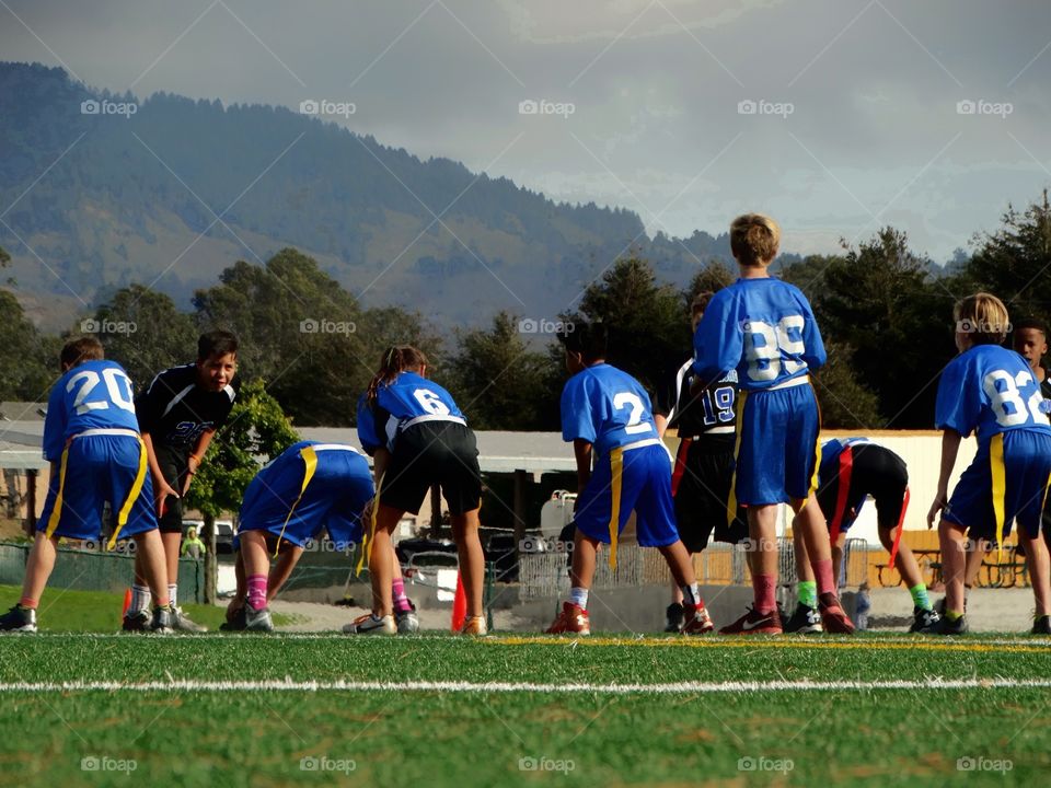 Kids Playing Team Sports