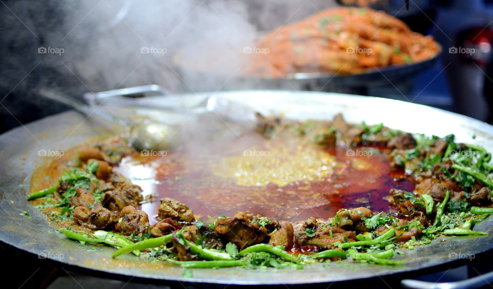 Chicken locally known as Tava Chicken in India