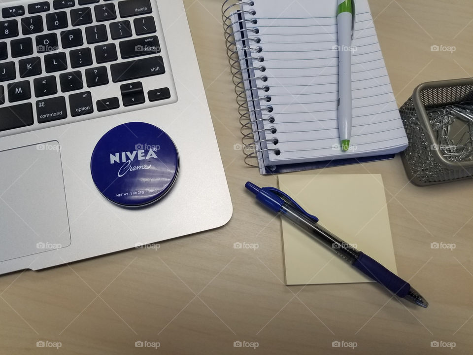 At the office with Nivea