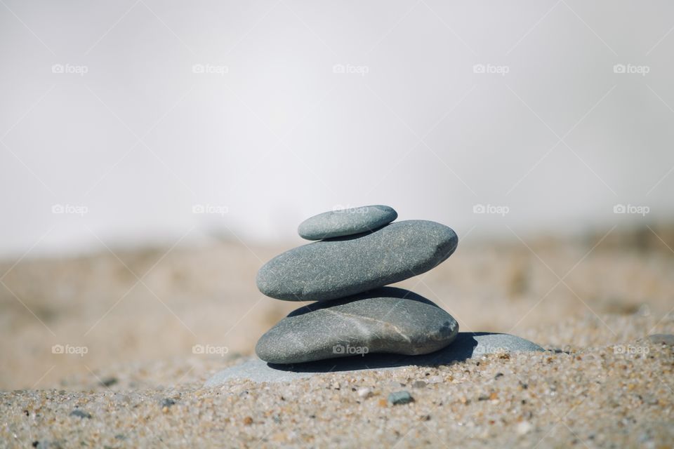 Serenity among the pebbles 