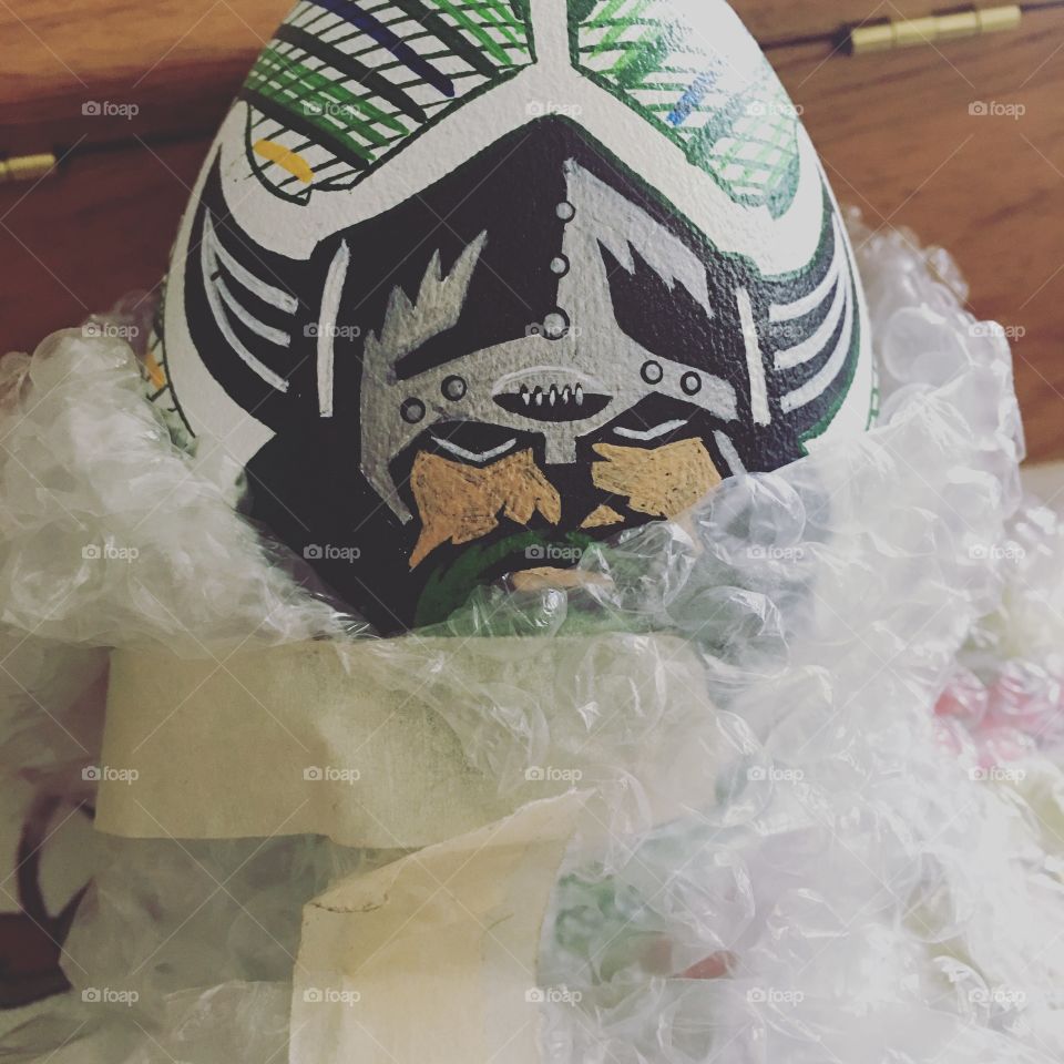I'm in love with my Canberra Raiders emu egg 