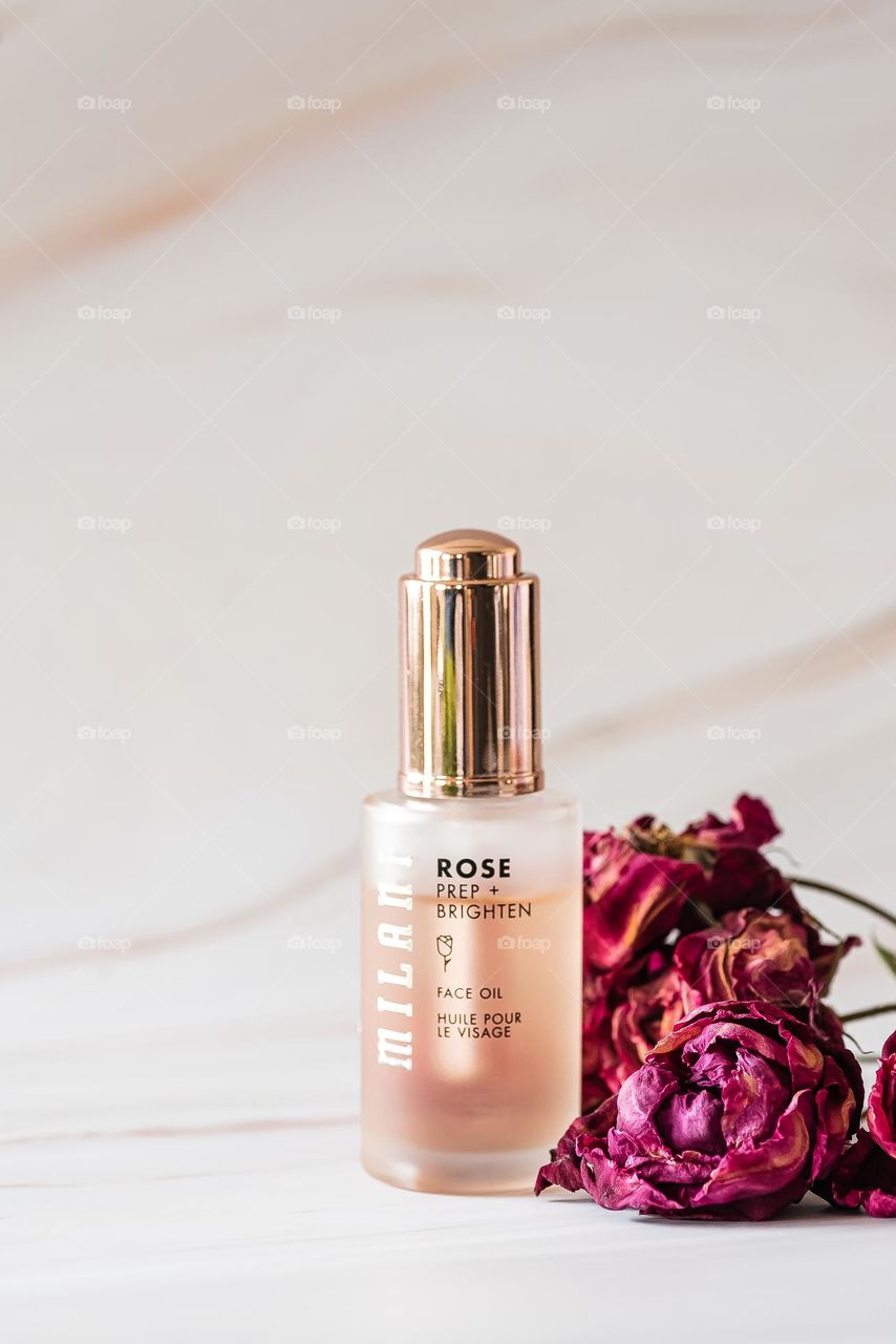 Milani Rose prep face oil.