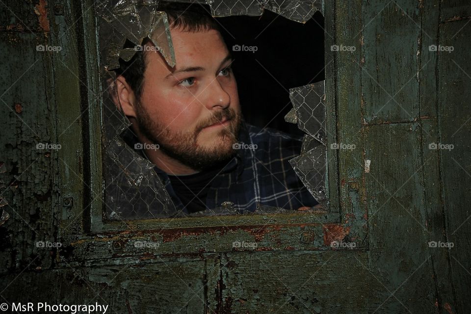 Abandoned mill building 