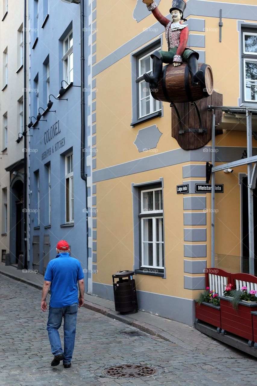 City. Streets. Riga Latvia. Street photo.