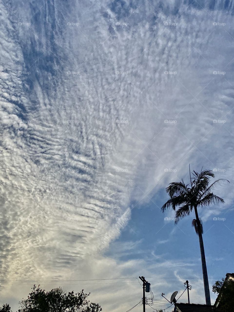 Clouds in Los Angeles California 
