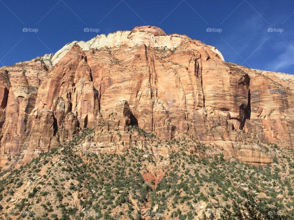 View of Zion National Park in Utah
