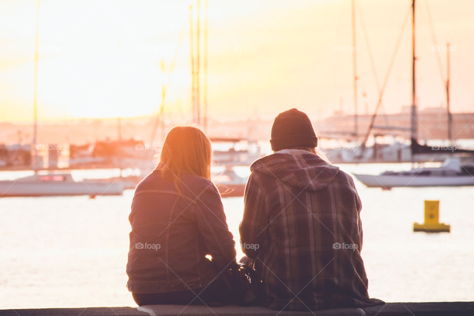 Man & woman at the beach