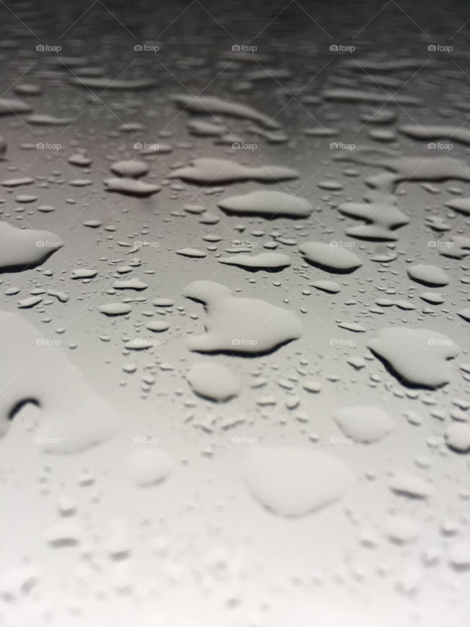 Drops of water macro
