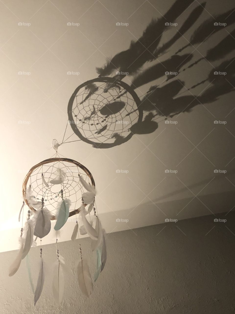 Dream catcher and shadow