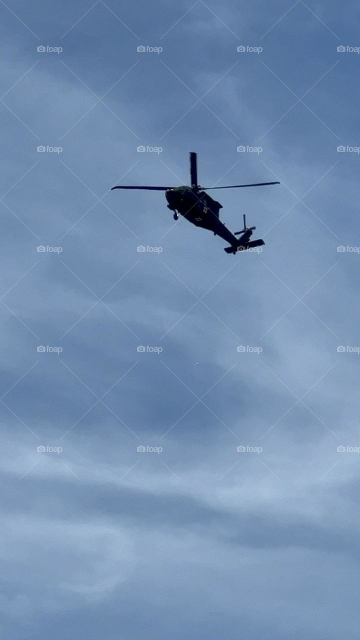 Black hawk helicopter 