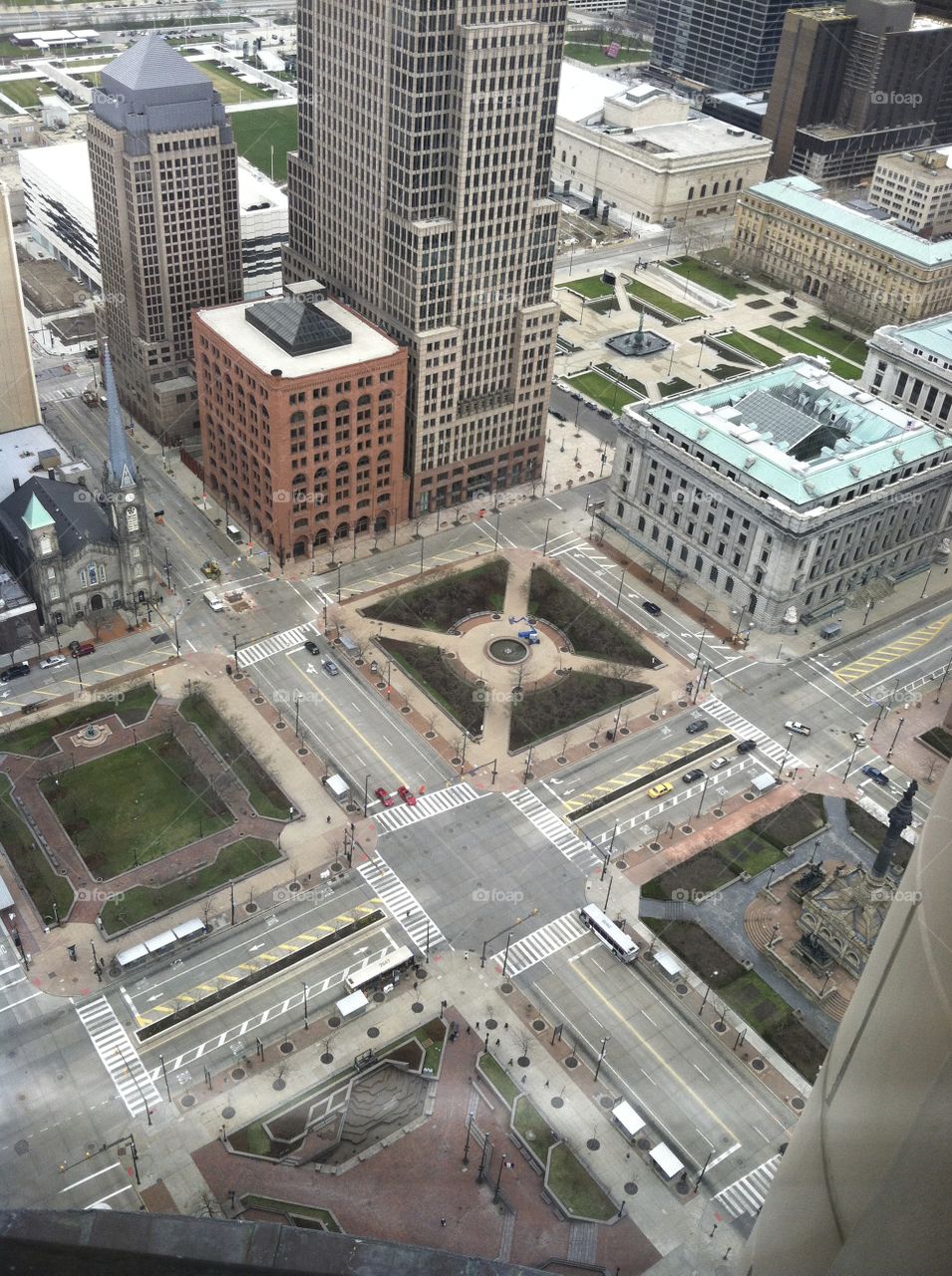 Cleveland from Above. Taken from tower city is Cleveland Ohio
