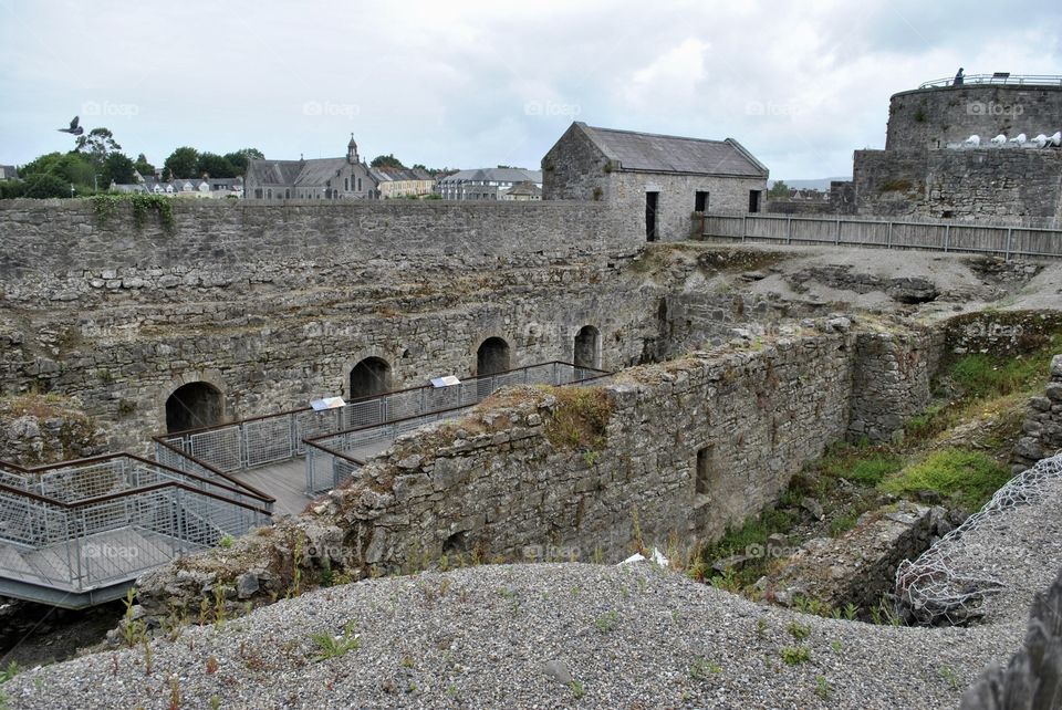 Inside top of castle