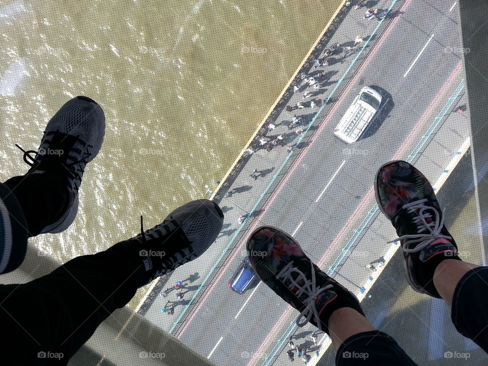 Tower Bridge from above