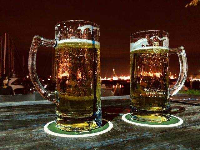 Drink at waterfront 